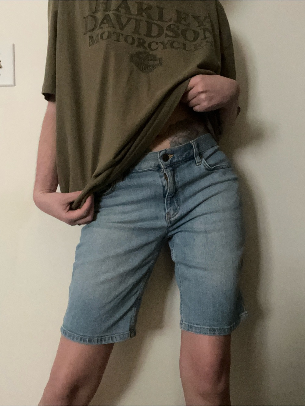 Ralph Lauren Light Blue Denim Bermuda Shorts